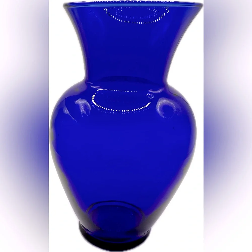 Vintage Small Cobalt Blue Mini Vase from 1980’s, Great Preowned Condition